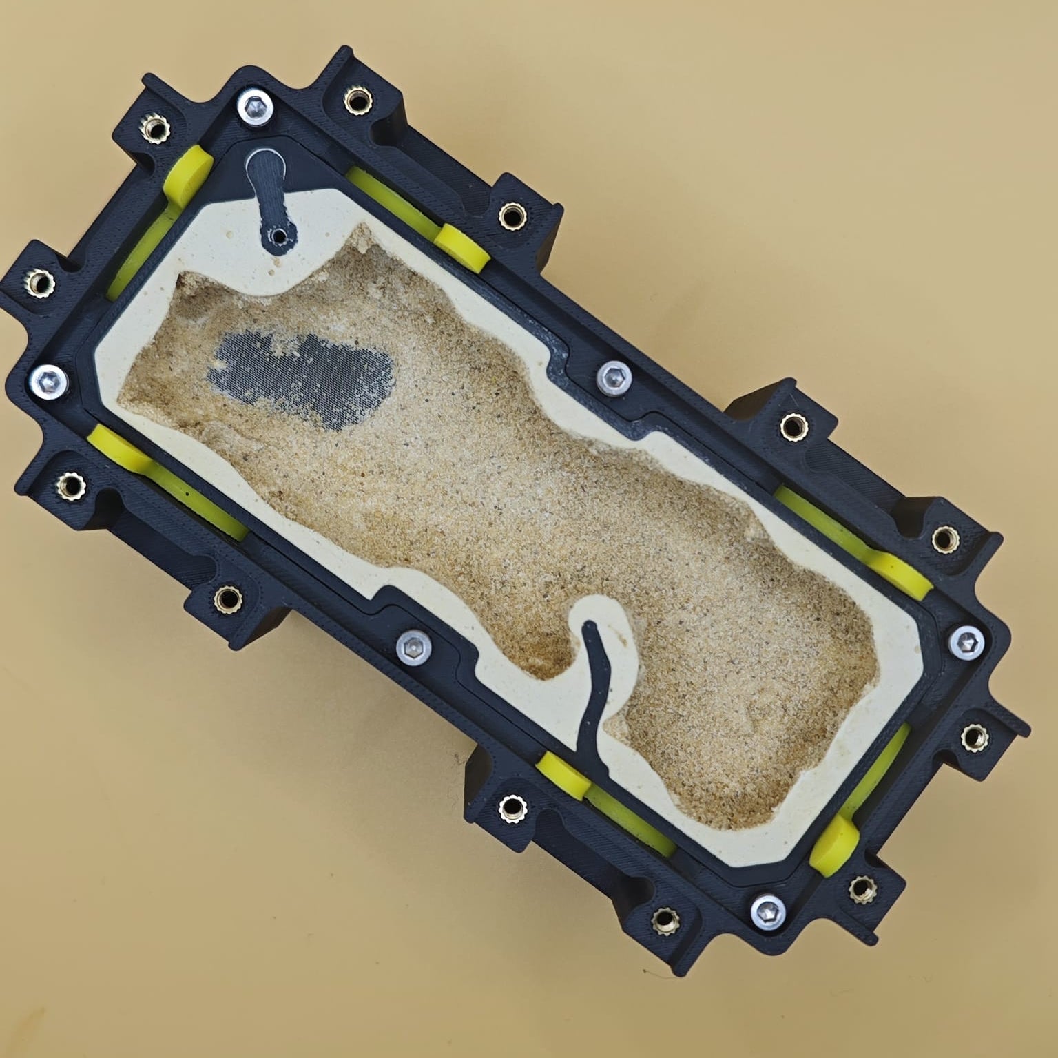 3D-Printed Nest with Gypsum Insert