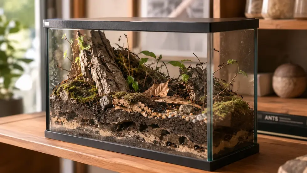 Naturalistic Ant Terrarium
