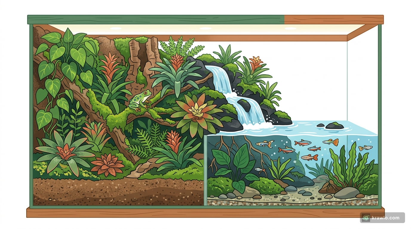 Paludarium (Water + Land)